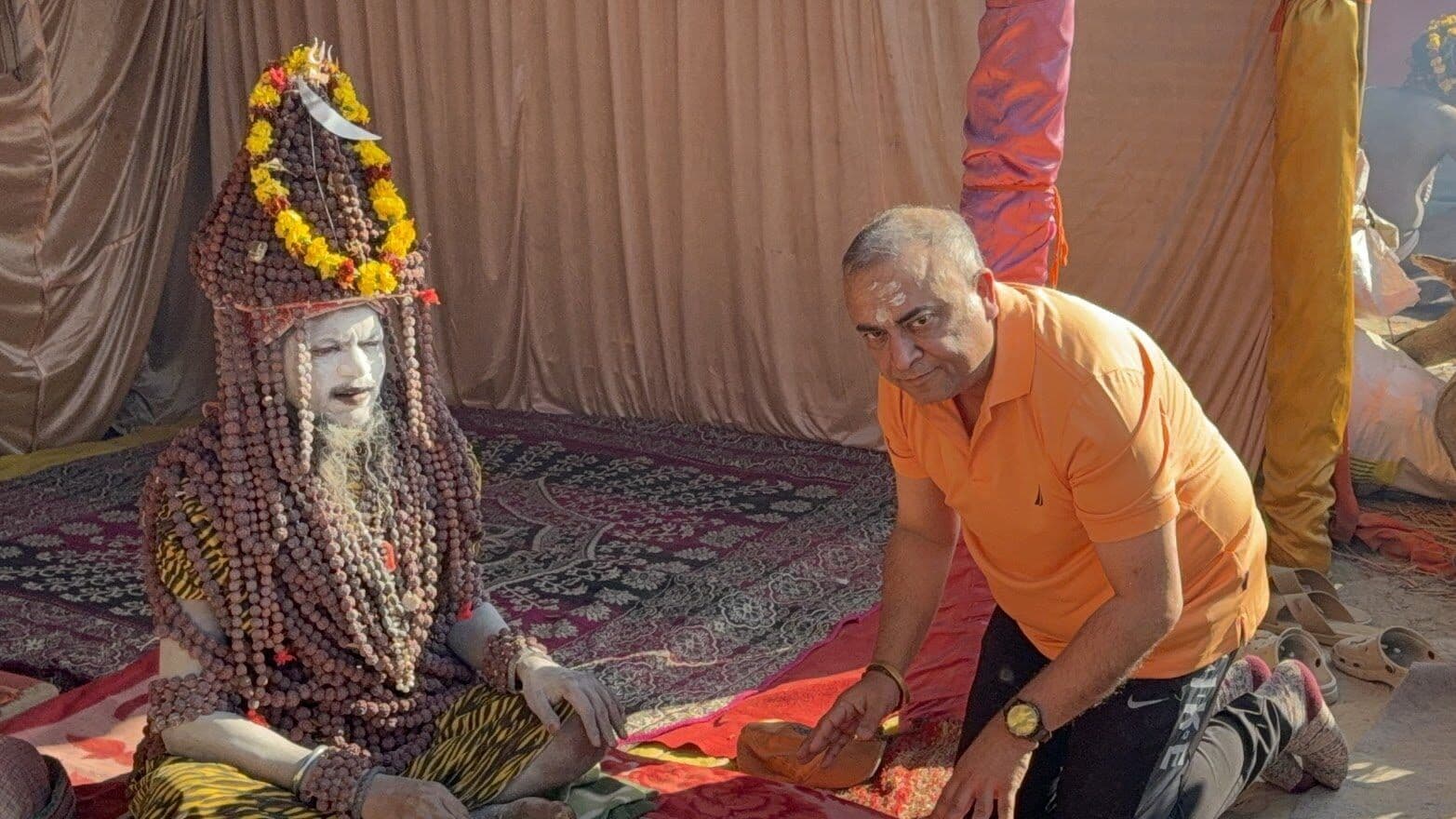 The Mystical Naga Sadhus and Anil Aggarwal’s Divine Blessings at Mahakumbh
