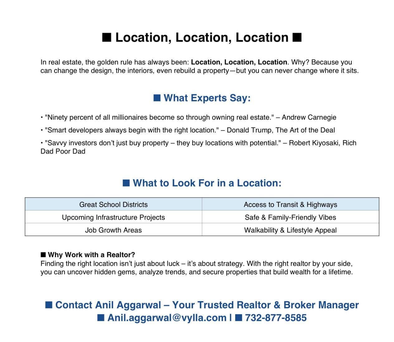 Location, Location, Location – The Heart of Real Estate